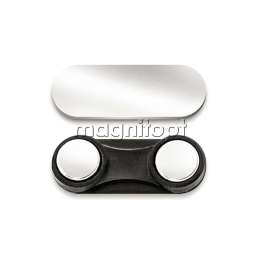 Магнитное крепление для бейджа 33х12 мм пластик